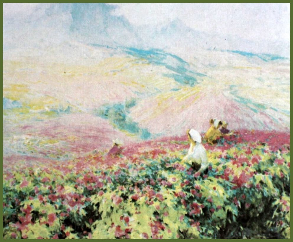 "Долина ароматная" (холст, масло) 1960 г.