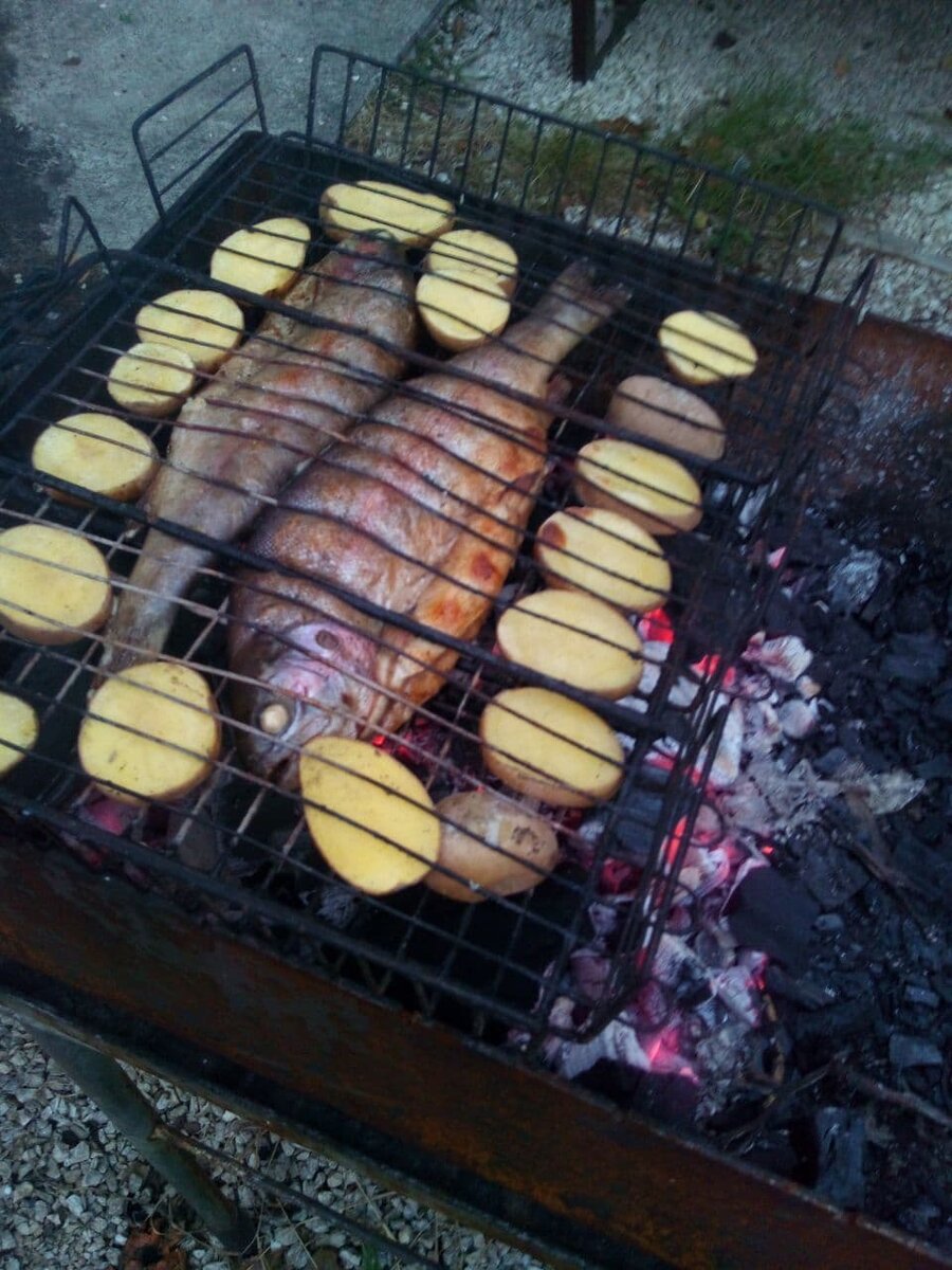 Предпоследний день в Адлере - форель на мангале