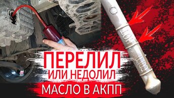 Инженер ответил: что будет если перелить или недолить уровень масла в АКПП