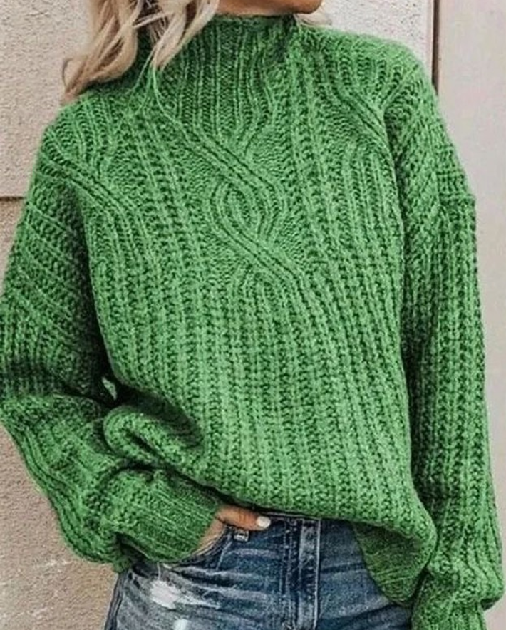 свитер начало вязания с горловины как вязать?