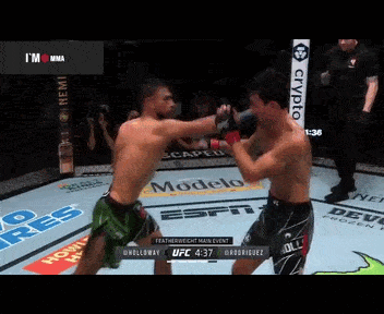 Фрагменты боя Макс Холлоуэй vs Яир Родригес