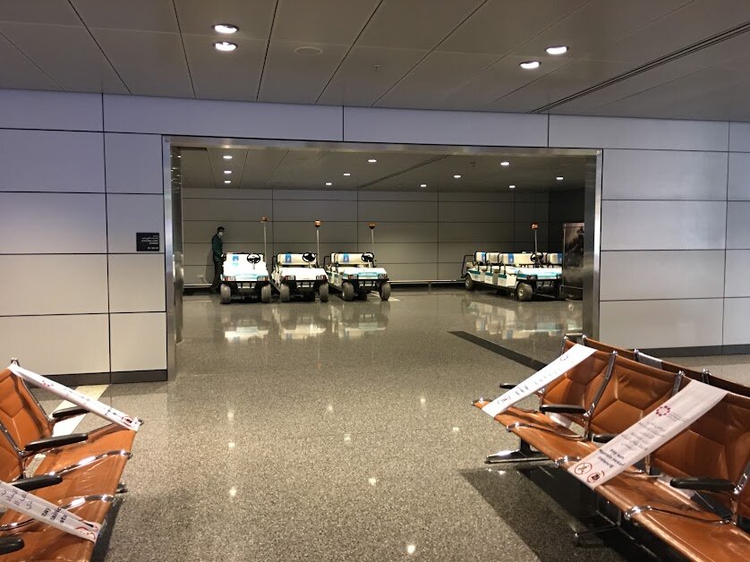 Автокары в аэропорту Дохи