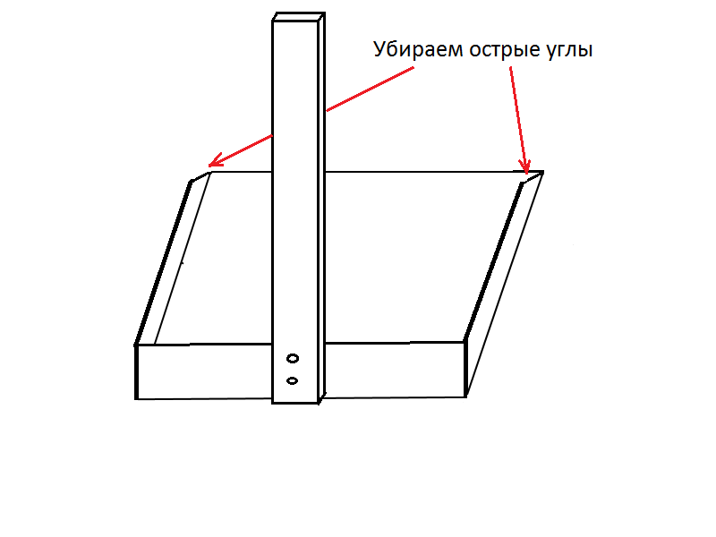 Совок из подручных материалов