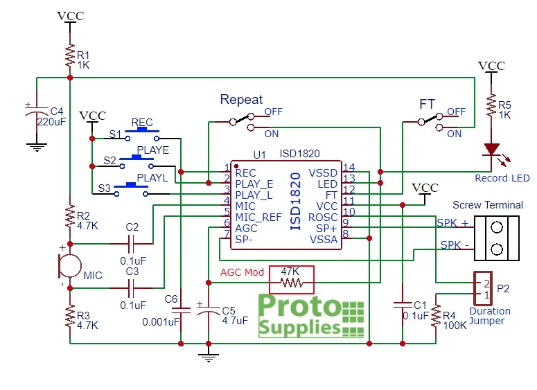 Схема китайского модуля
