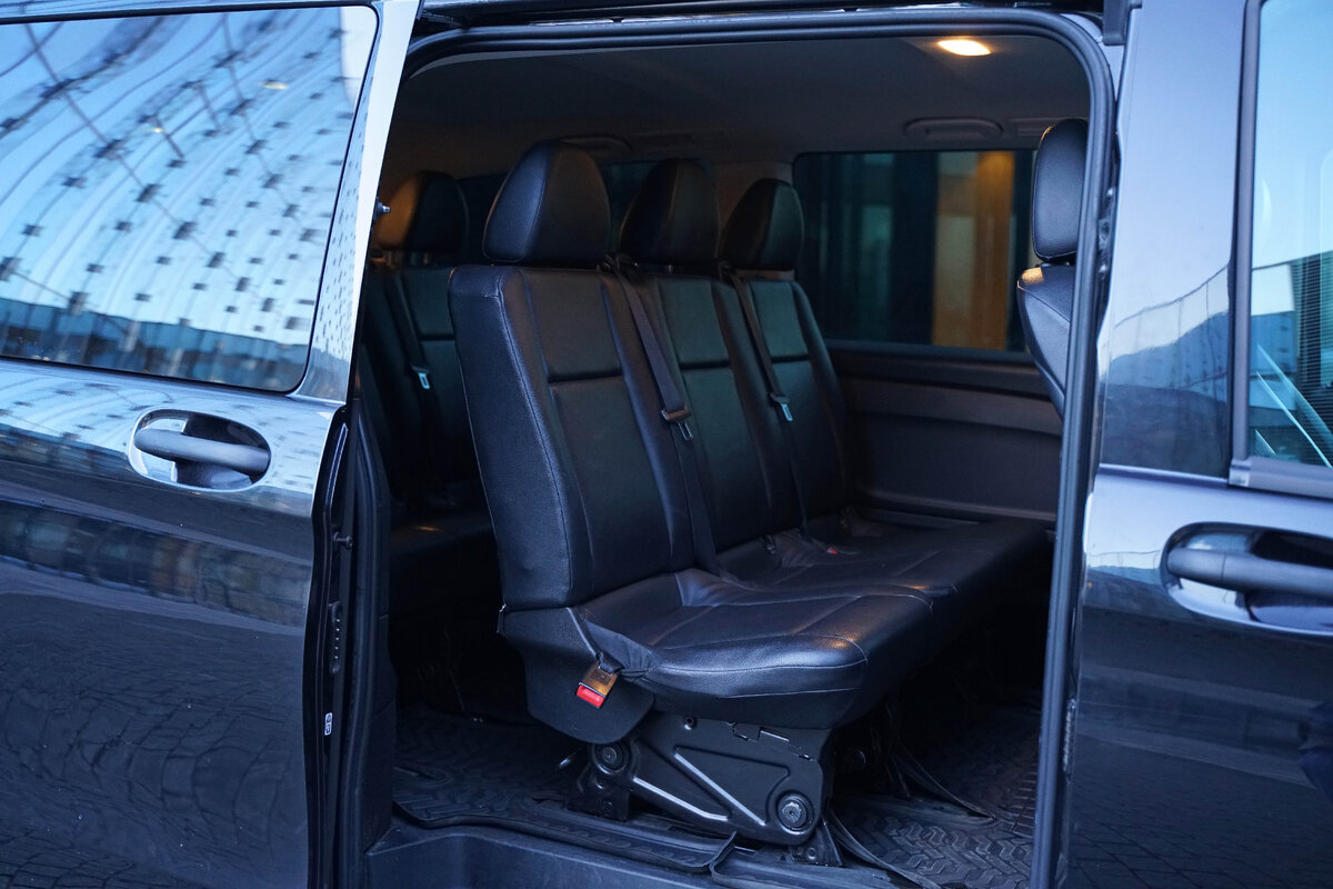 кожаный салон, 8 мест