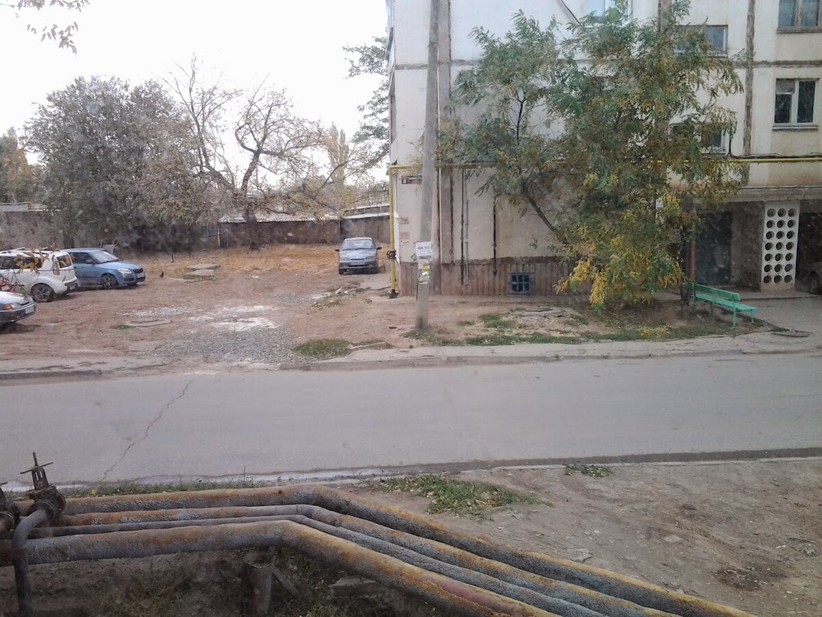 вид из окна моей квартиры)