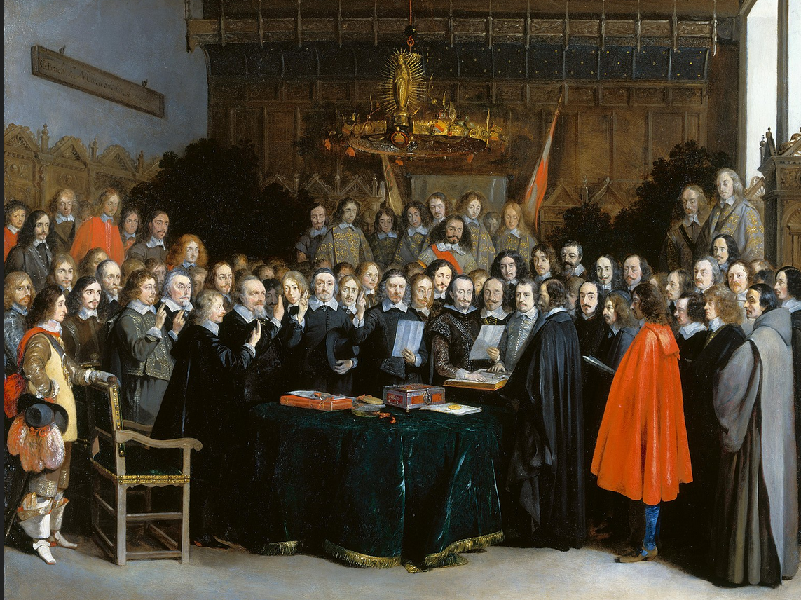 Герард Терборх. "Вестфальский мир", 1648.
