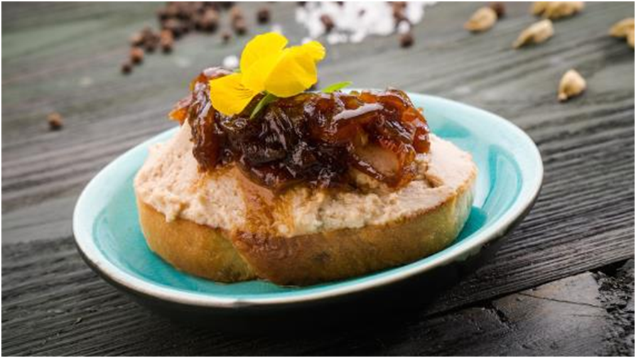 Тапас с паштетом из утки 