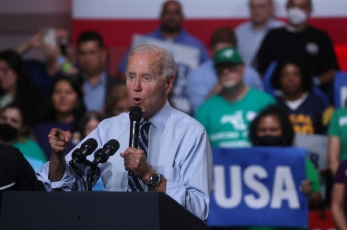    Американец прервал выступление Байдена и обвинил его в краже выборов