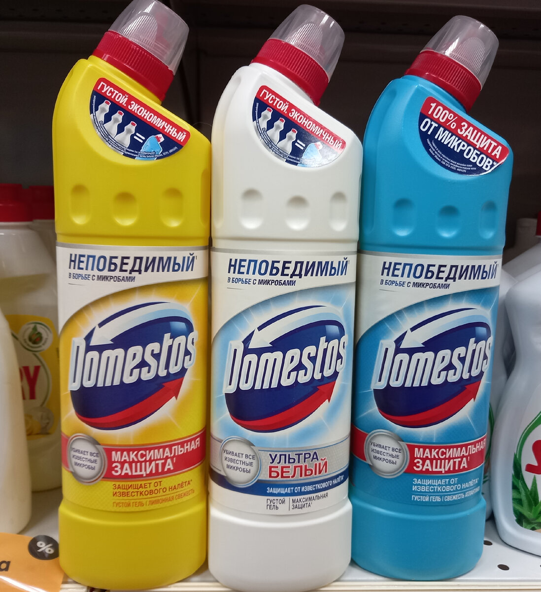 Чистящее средство "Domestos" (фото автора)