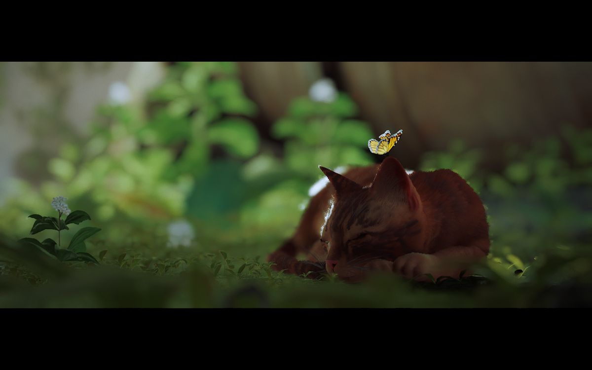 Кадр из игры «Stray»