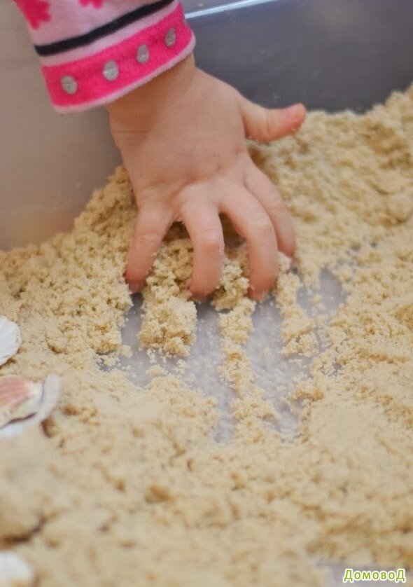 Как сделать кинетический песок в домашних условиях | Пикабу
