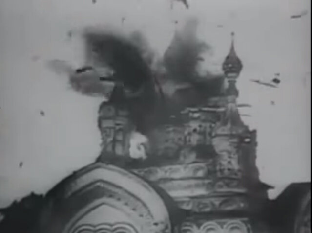 Уничтожение церкви. Большевики разрушали храмы 1917. Взорван храм Преображения 1960.