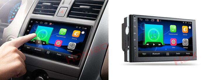 Мультимедиа плеер на Android 2 DIN