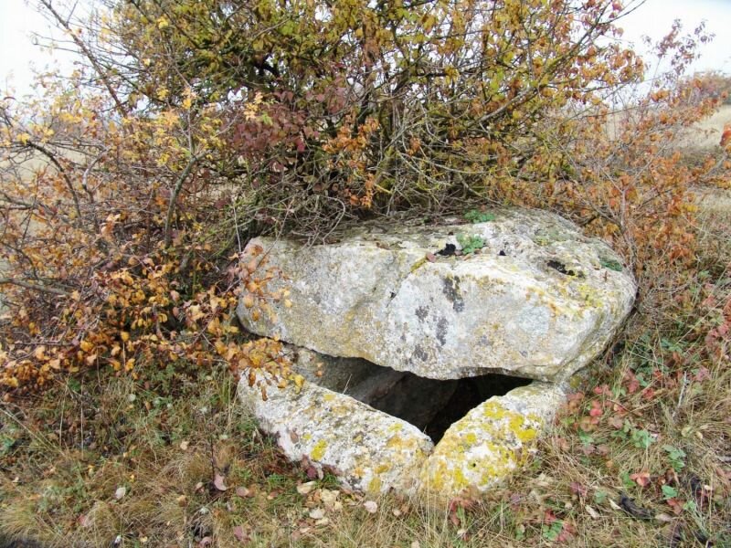дольмен возле с. Петрово Белогорского  района Крыма