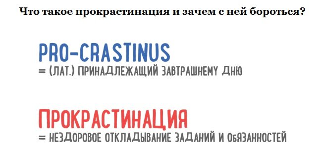 Что такое прокрастинация