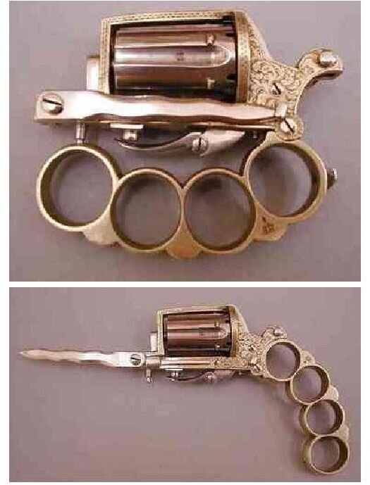 TREND COLLECTİON Brass Knuckle Model Adjustable Black Brass