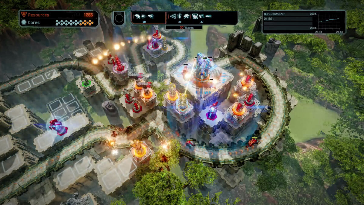 Скриншот из игры Defense Grid 2