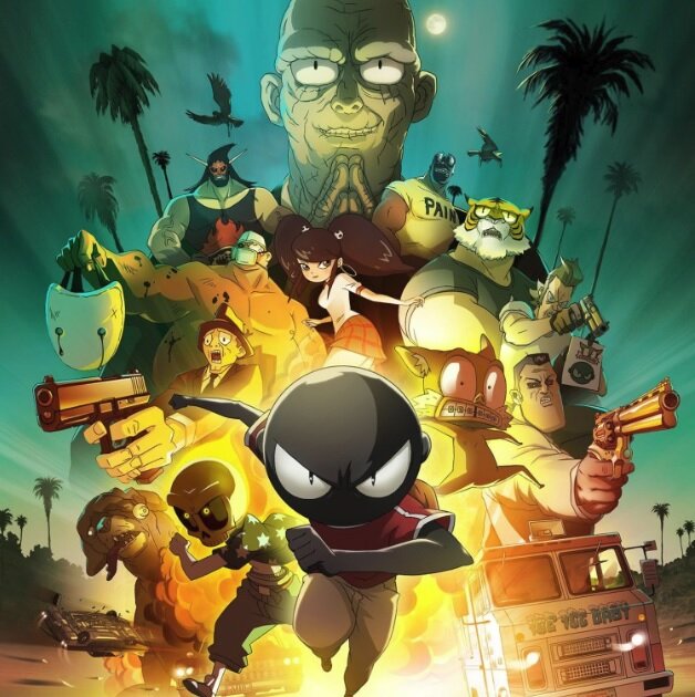 Дикий мультфильм Mutafukaz (2017)
