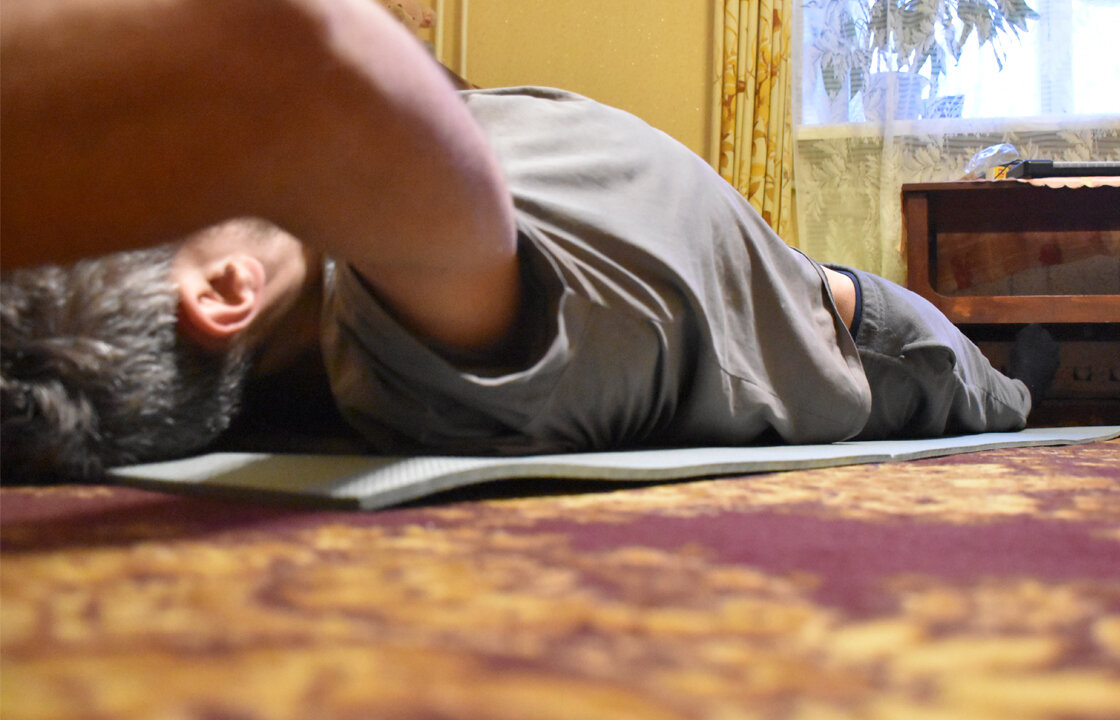 Упражнение на растяжку позвоночника