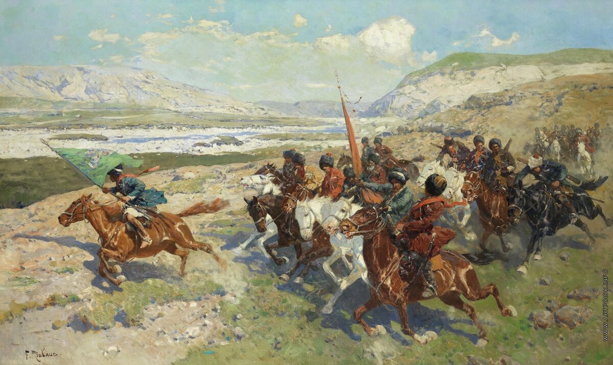 Кавказская война 1817-1864. Художник Рубо. Фото: yandex.ru/images