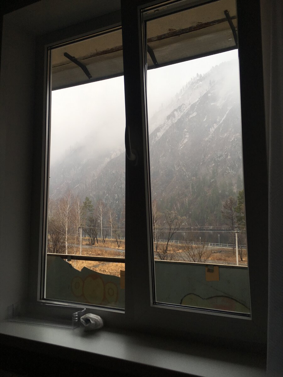 вид из окна днем