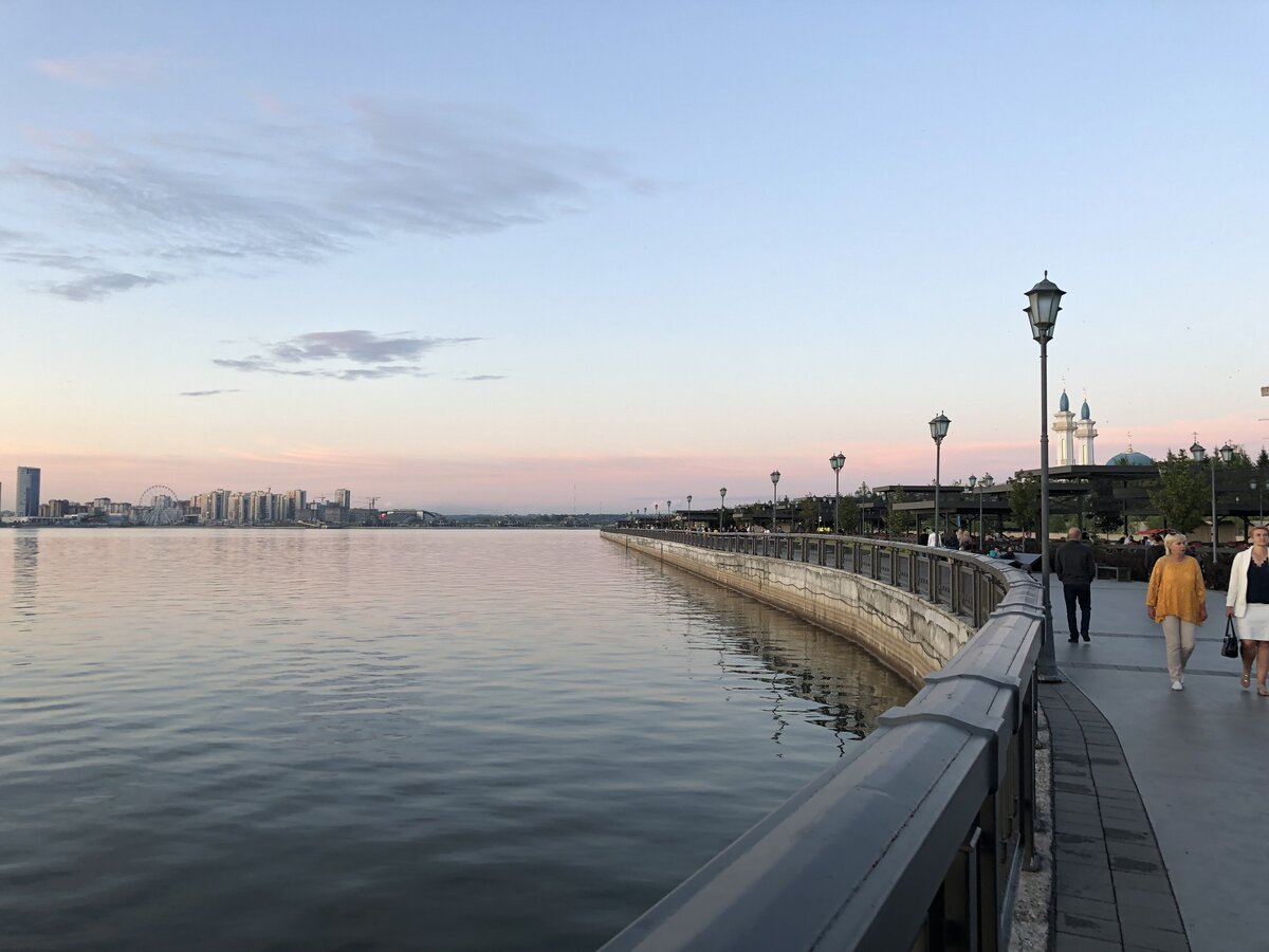 набережная города казань