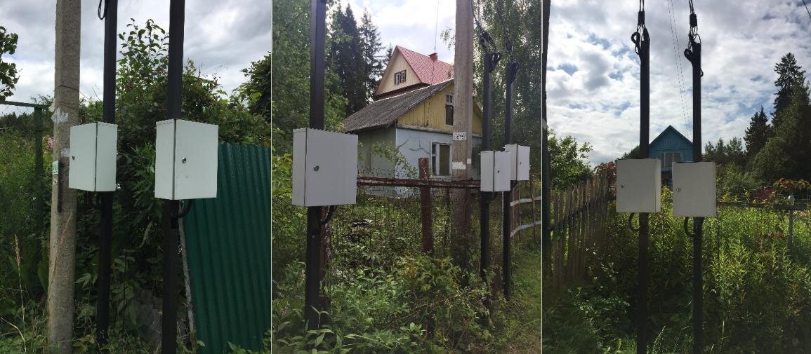 2-3 столба рядом с участком - отныне норма