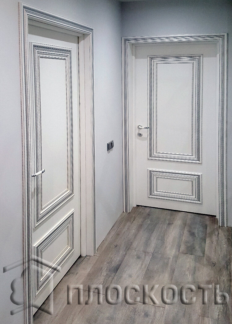 Двери из массива с патиной