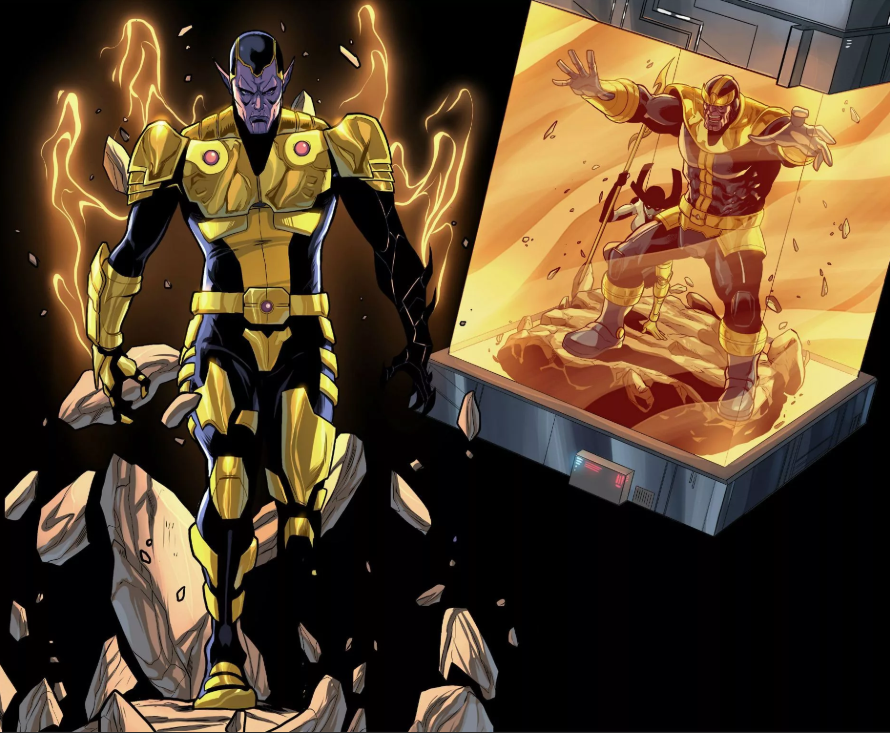 Тейн заключил Таноса в энергетическую ловушку