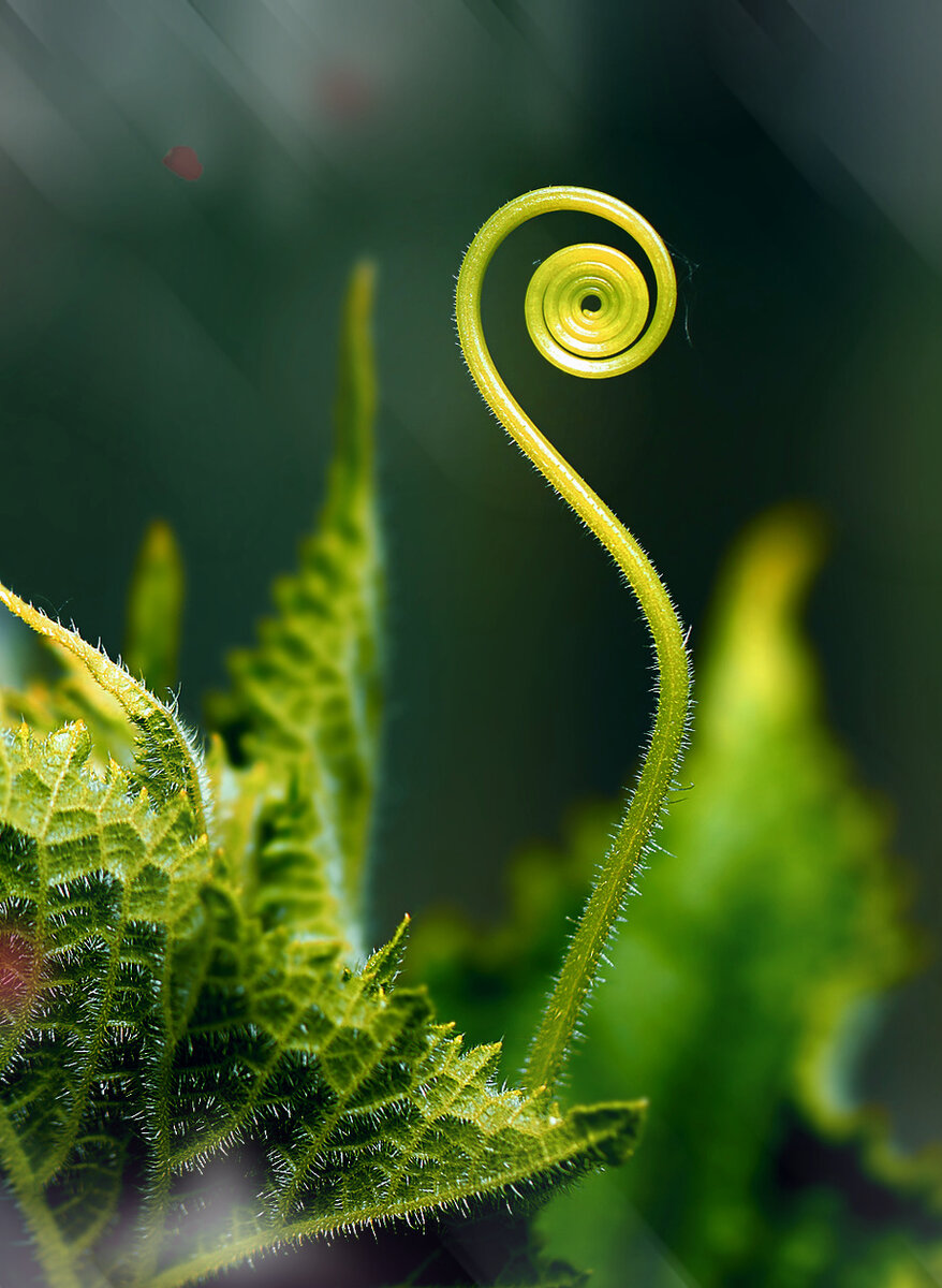 За час усик обвивается вокруг опоры так, что его трудно оторвать