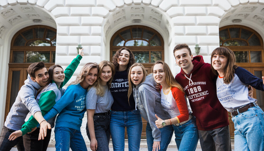 Первокурсники Политеха Петра Великого. Фото: СПбПУ Петра Великого
