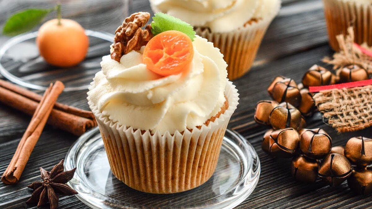  Рецепт морковных капкейков