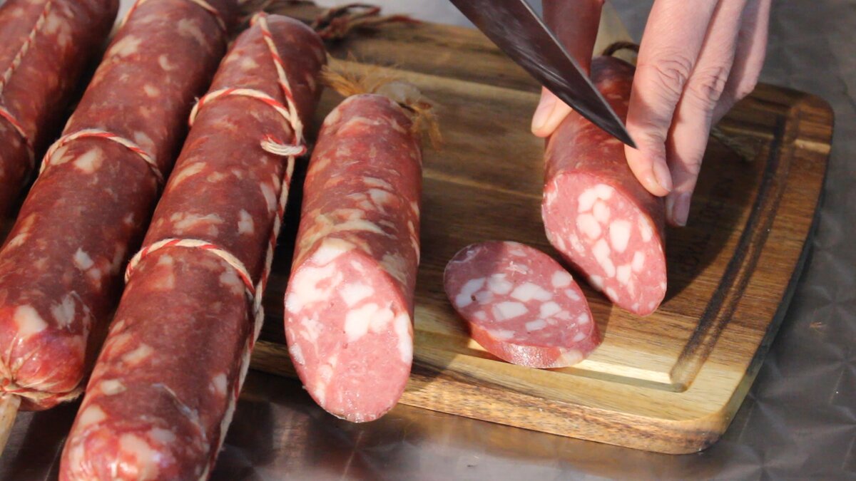 Колбаса МОСКОВСКАЯ Варёно-Копчёная ( Домашняя) Самодельная. ГОСТ.