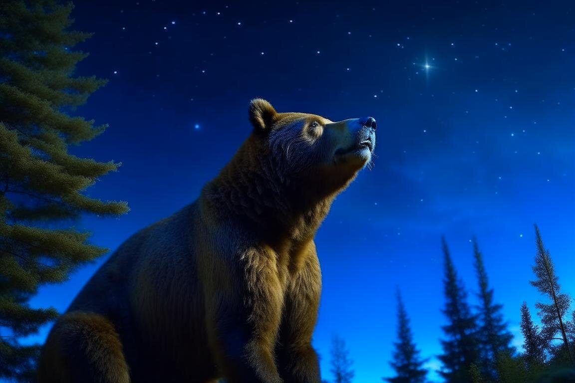 Медведица. Нейросеть Kandinsky 2.2.