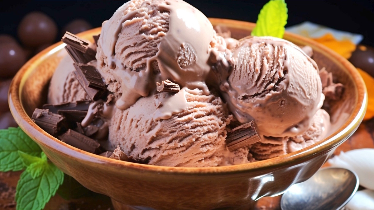    Шоколадное мороженое