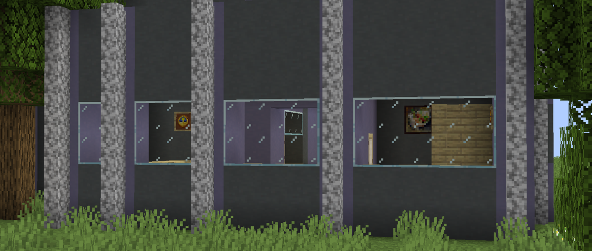 Цельное стекло выглядит сносно, но плосковато