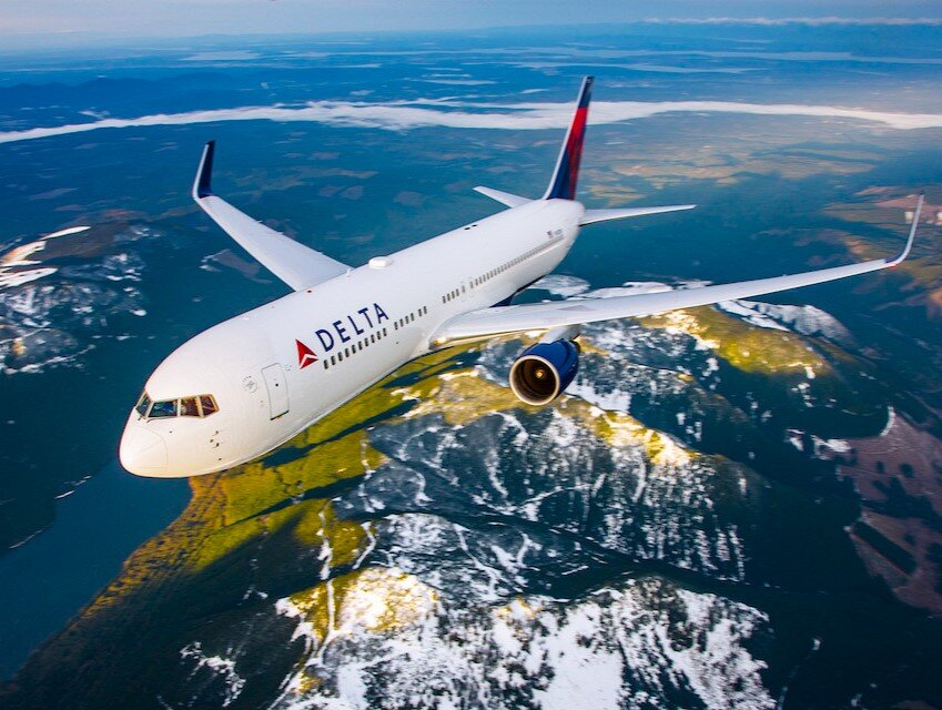 Самолёт авиакомпании Delta Airlines. Фото с сайта https://www.airliners.de/