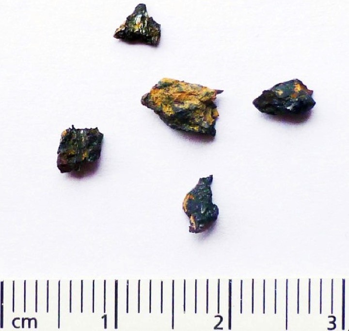 Осколки "Гипатии", состав которых проанализировали южно-африканские ученые.