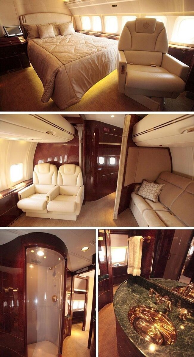 Сейчас президент США пользуется тремя самолетами: Boeing 747-200B — первый в мире 2-этажный самолет; Boeing C-32 — президент выберет его, если размеры аэропорта не позволяют принять первый, который в длину более 70 метров; и VC-25A — на его борту есть даже операционная. Самолет президента должен быть защищен от ракетного удара и обеспечивать связь со стратегическими силами 24 часа в сутки. 