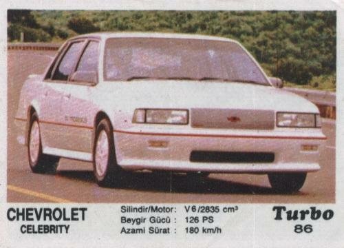 Turbo #86. Chevrolet Celebrity