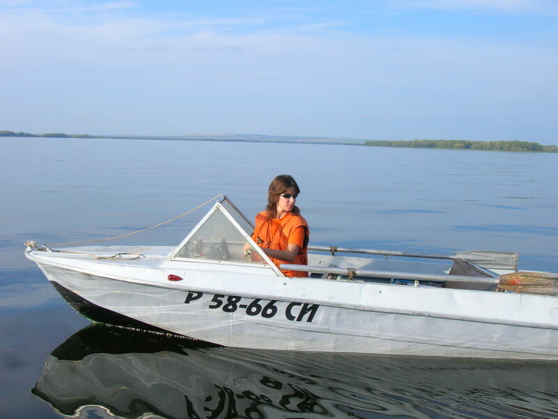 Через много лет у меня появилась своя лодка