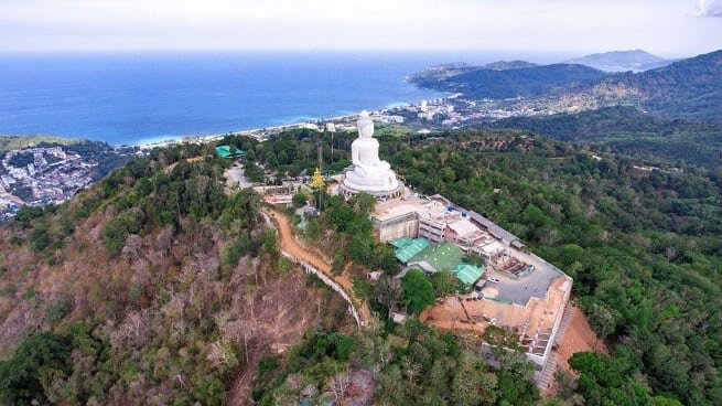 Phuket с воздуха big Buddha