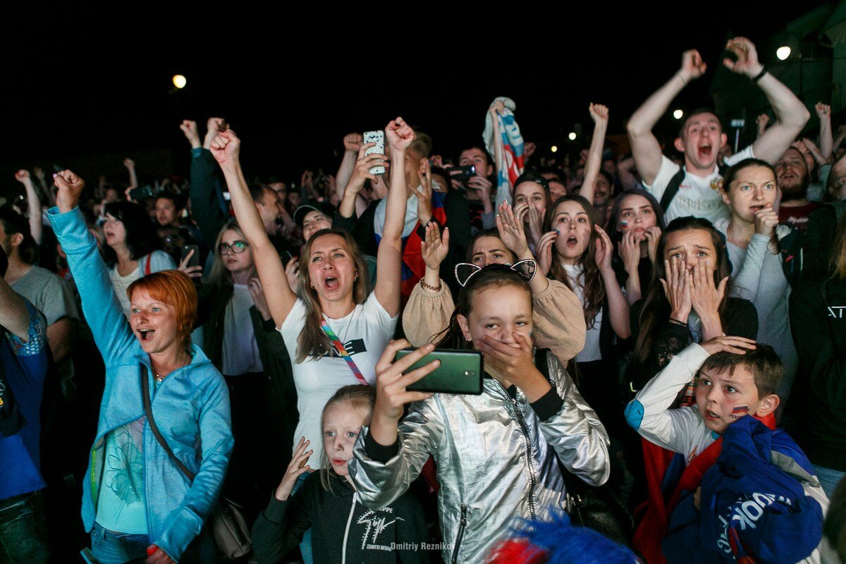  Гамма эмоций владимирских болельщиков