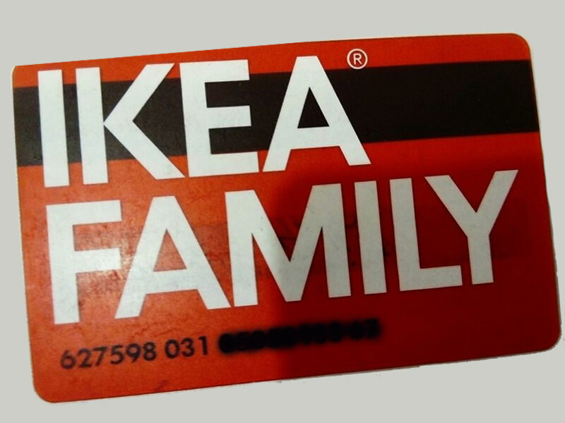 Ikea family карта