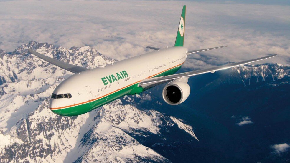 Стандартная ливрея самолетов EVA Air