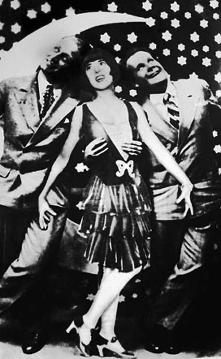 Александров и Эйзенштейн с актрисой Ким Мур 