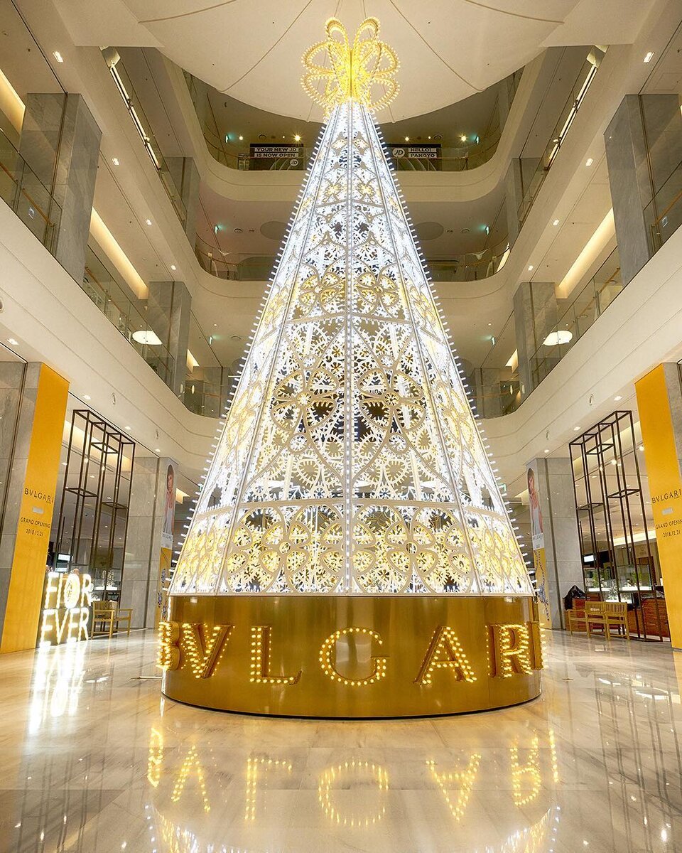 Новогоднее дерево в Корее