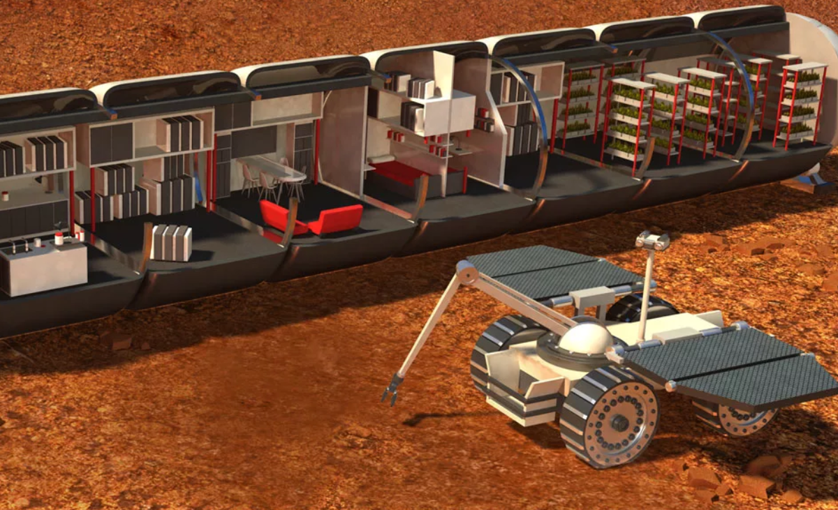Марсианские контейнеры мир. Жилой модуль колонизация Марса. Планета Марс колония марсоходы жилые модули. Жилой модуль Марс 500. Жилой модуль на Марсе.