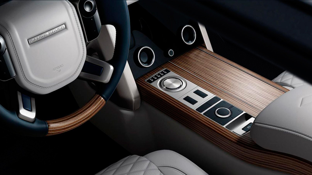 Роскошный интерьер Range Rover SV Coupe